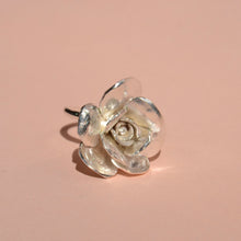 Load image into Gallery viewer, Camellia japonica Silver Ring