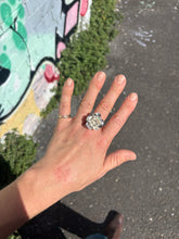Load image into Gallery viewer, Camellia japonica Silver Ring