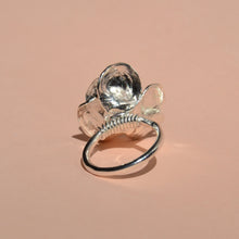 Load image into Gallery viewer, Camellia japonica Silver Ring