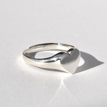 Load image into Gallery viewer, Heart Signet • Silver