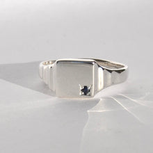 Load image into Gallery viewer, Art Deco Signet • Silver with Stones