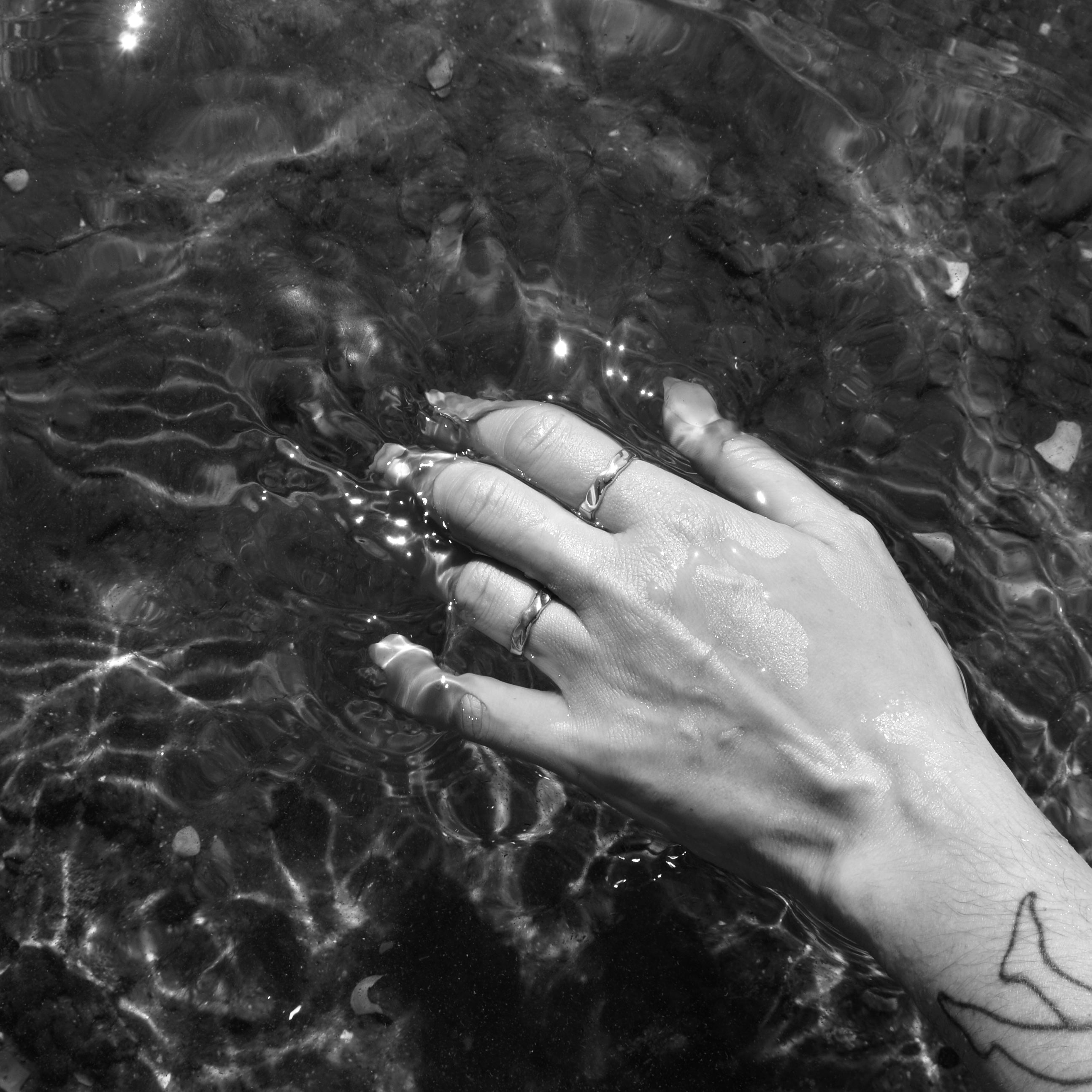 Glimmer Band Ring Silver