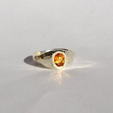 Load image into Gallery viewer, Citrine Mountain Top Signet

