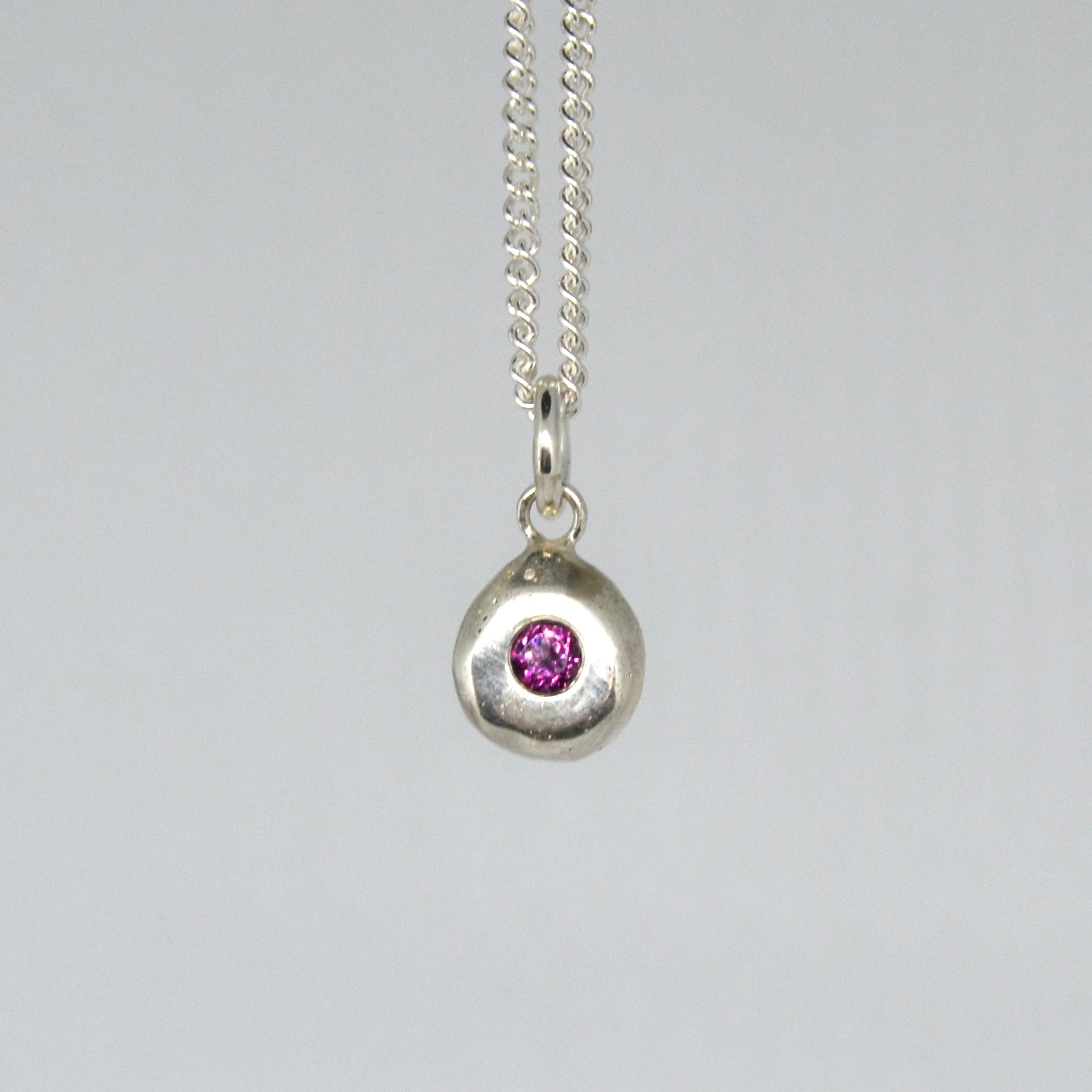 Rhodolite Garnet Pendant
