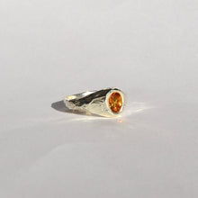 Load image into Gallery viewer, Citrine Mountain Top Signet
