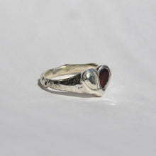 Load image into Gallery viewer, Queen of Hearts Ring - Garnet
