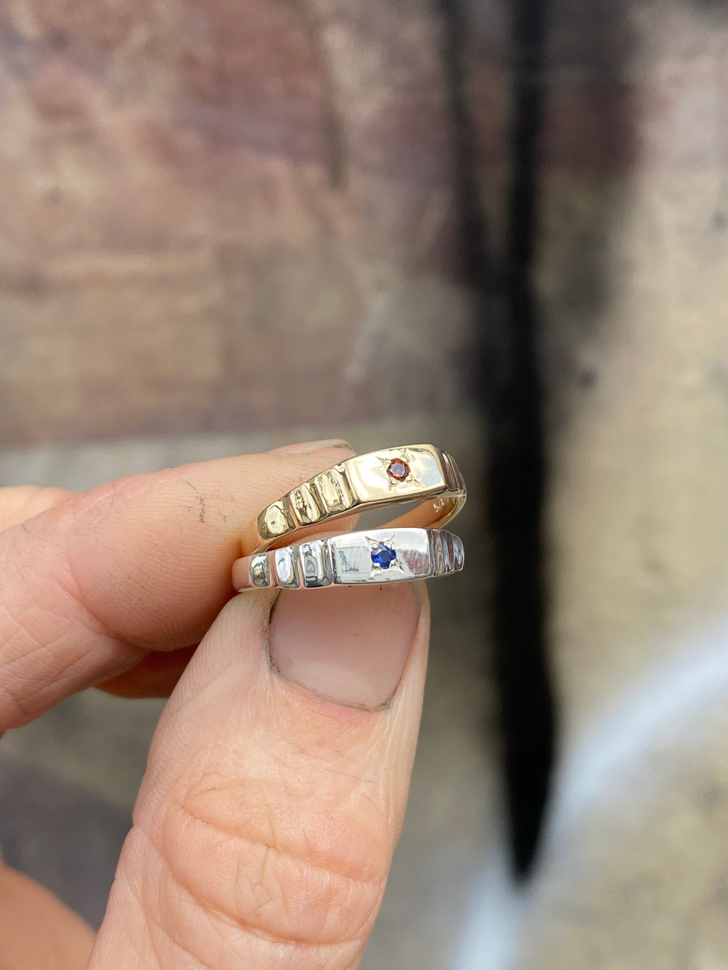 Art Deco Stacker • Silver