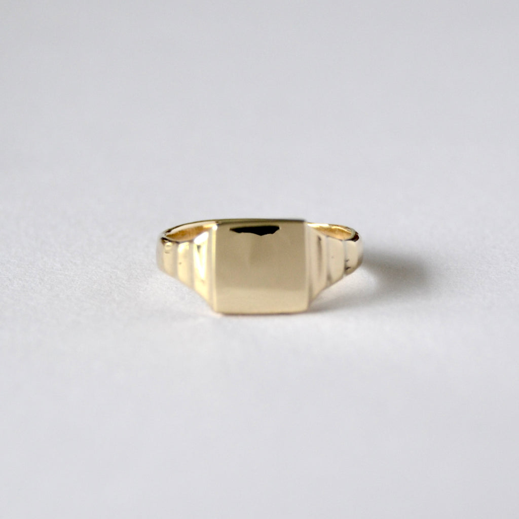 Art Deco Square Signet