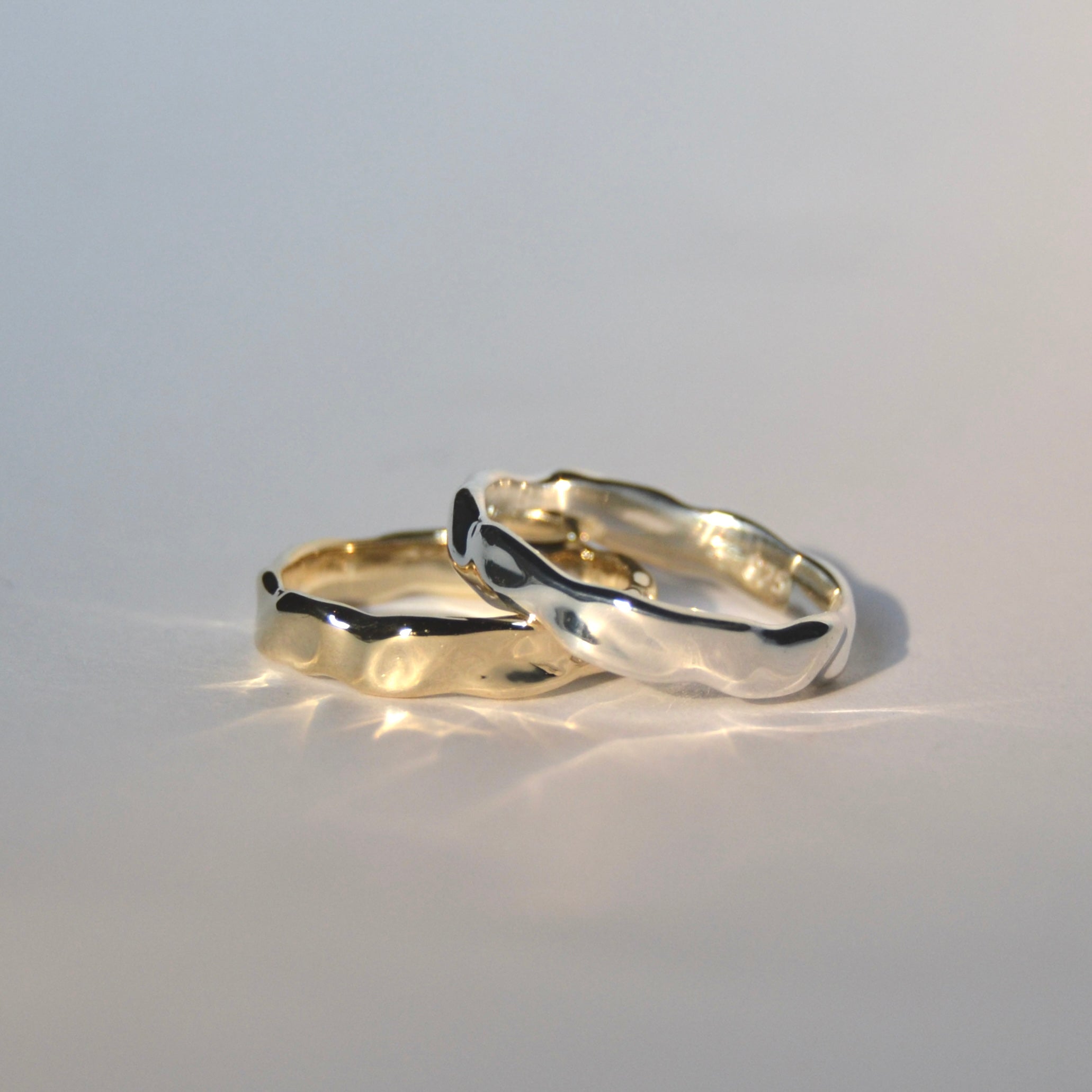 Glimmer Band Ring Gold