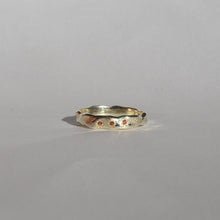 Load image into Gallery viewer, Orange Sapphire Garden Party Band Ring
