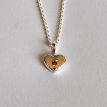 Load image into Gallery viewer, Ruby Heart Pendant
