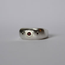Load image into Gallery viewer, Garnet Domed Sky Ring
