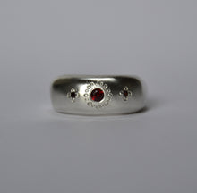 Load image into Gallery viewer, Garnet Domed Sky Ring
