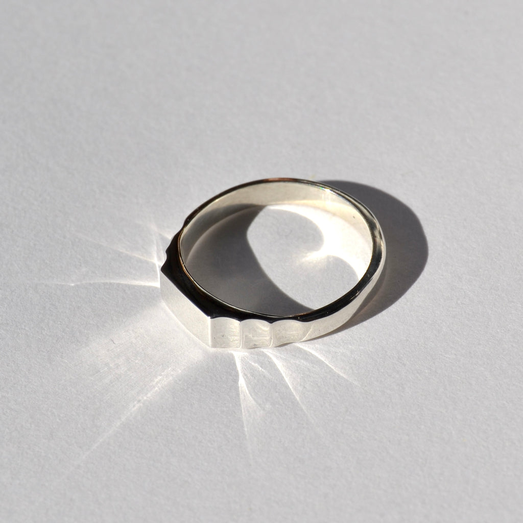 Art Deco Stacker • Silver